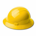 Americana Full Brim Hard Hat w/ 4 Point Slide Lock - Yellow